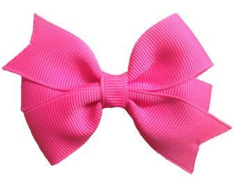 Popular items for neon pink hair bow 