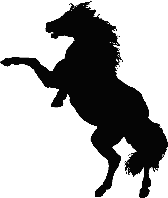 Horse Silhouettes - Clipart library