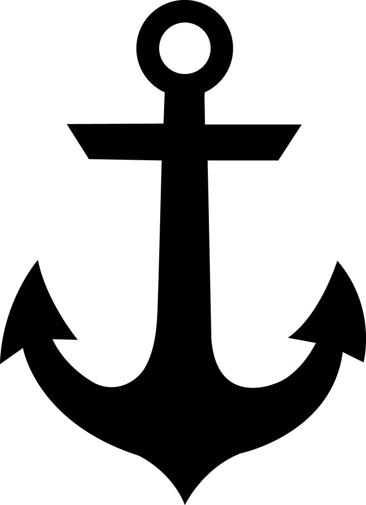 Anchor Silhouette - great free clipart site | DG Fishbowl/Dining 