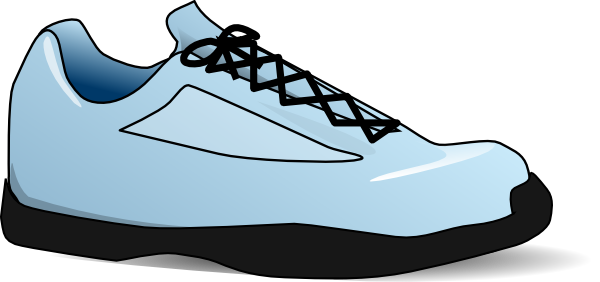 Cartoon Running Sneakers - Clipart library