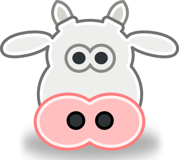 Cow Cartoon Head 