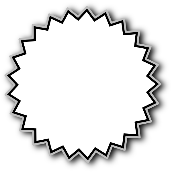 Starburst Clipart Black And White | Clipart library - Free Clipart 