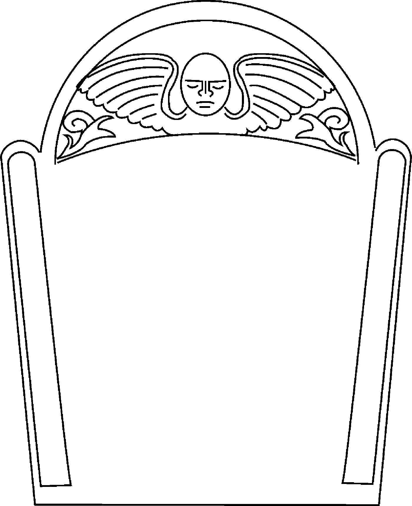 Blank Gravestone Template