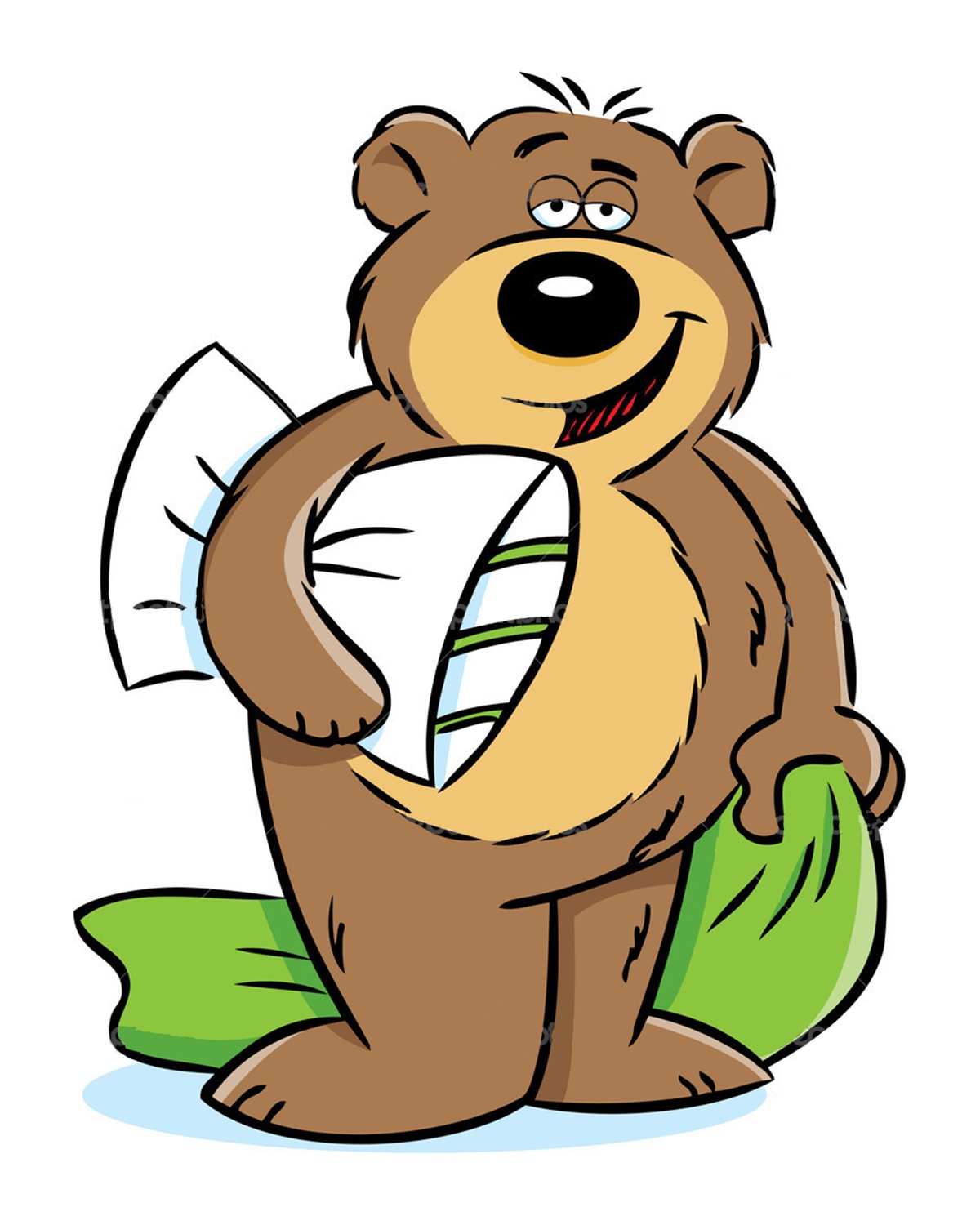 Cartoon Brown Bear - Clipart library