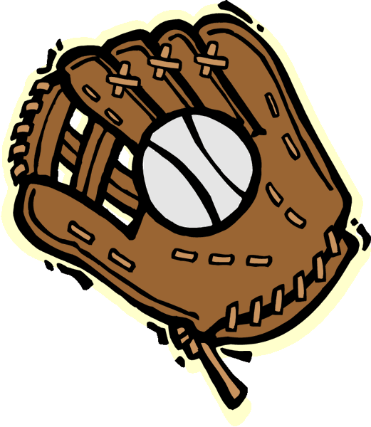Cartoon Baseball Glove - Clipart library