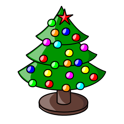Free Christmas Tree Clipart - Public Domain Christmas clip art 
