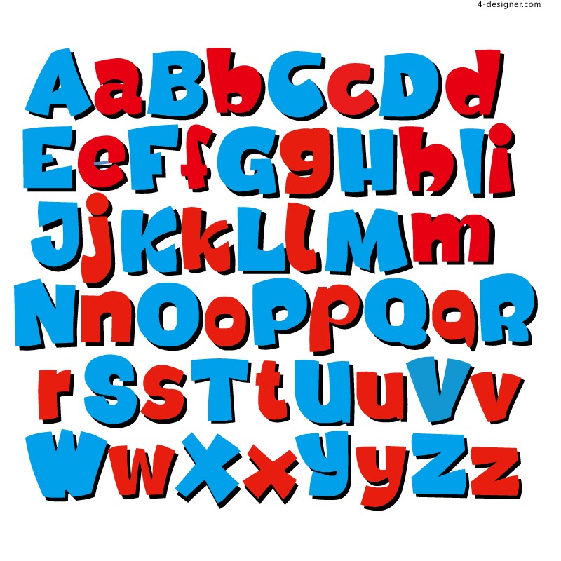 Free Cartoon Alphabet Letters, Download Free Cartoon Alphabet Letters