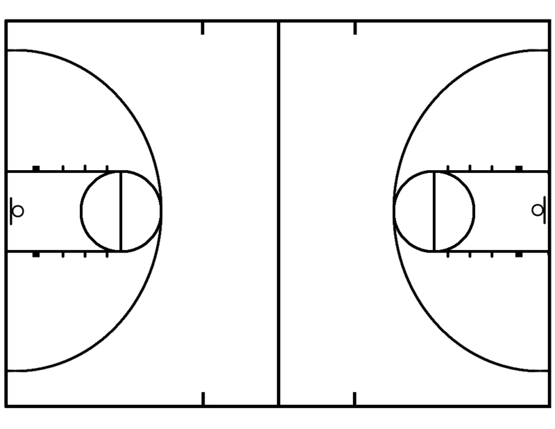 Basketball Half Court