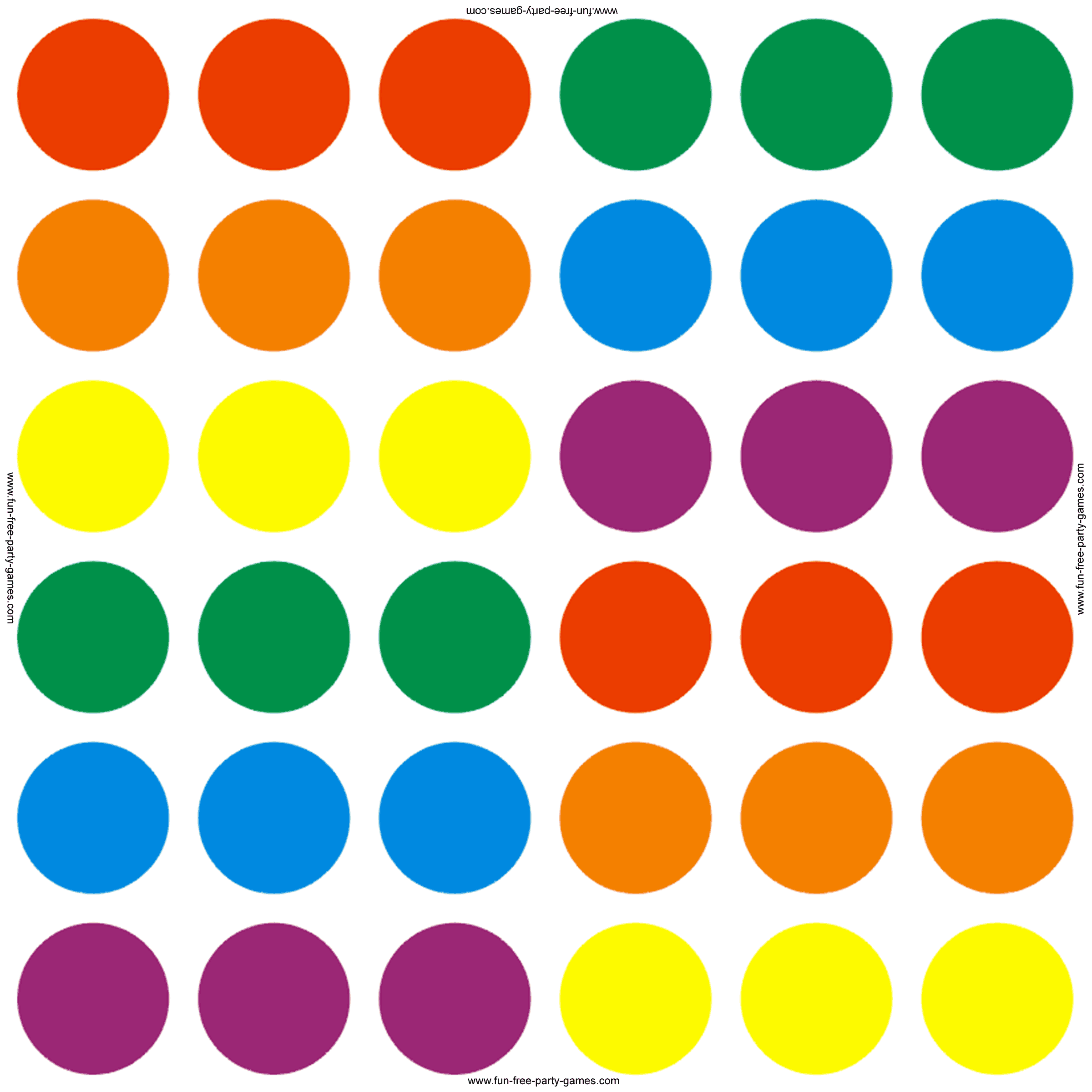 printable twister game - Clip Art Library