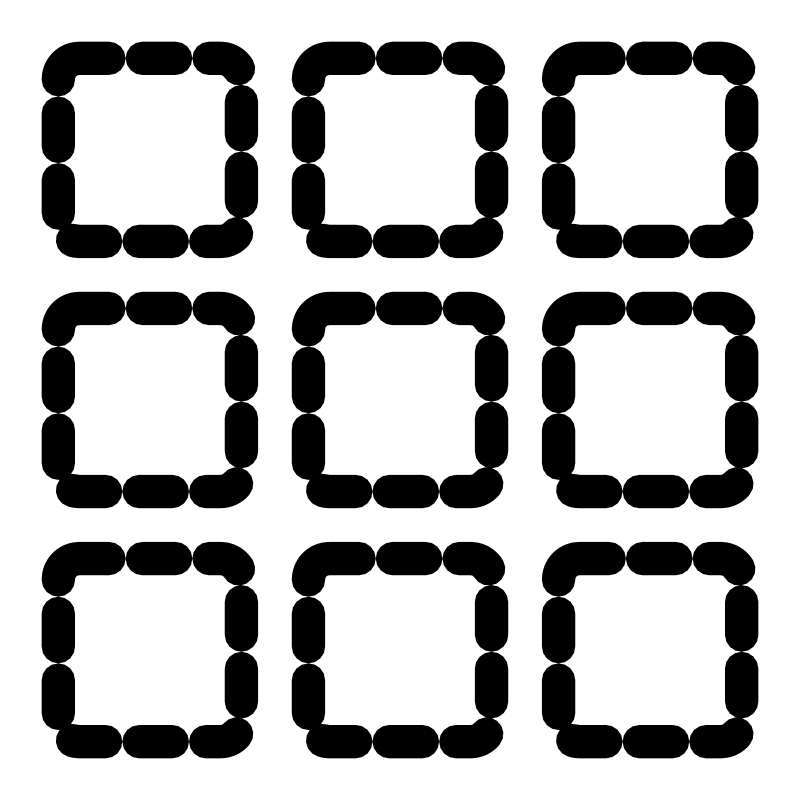 Clipart - mono math matrix