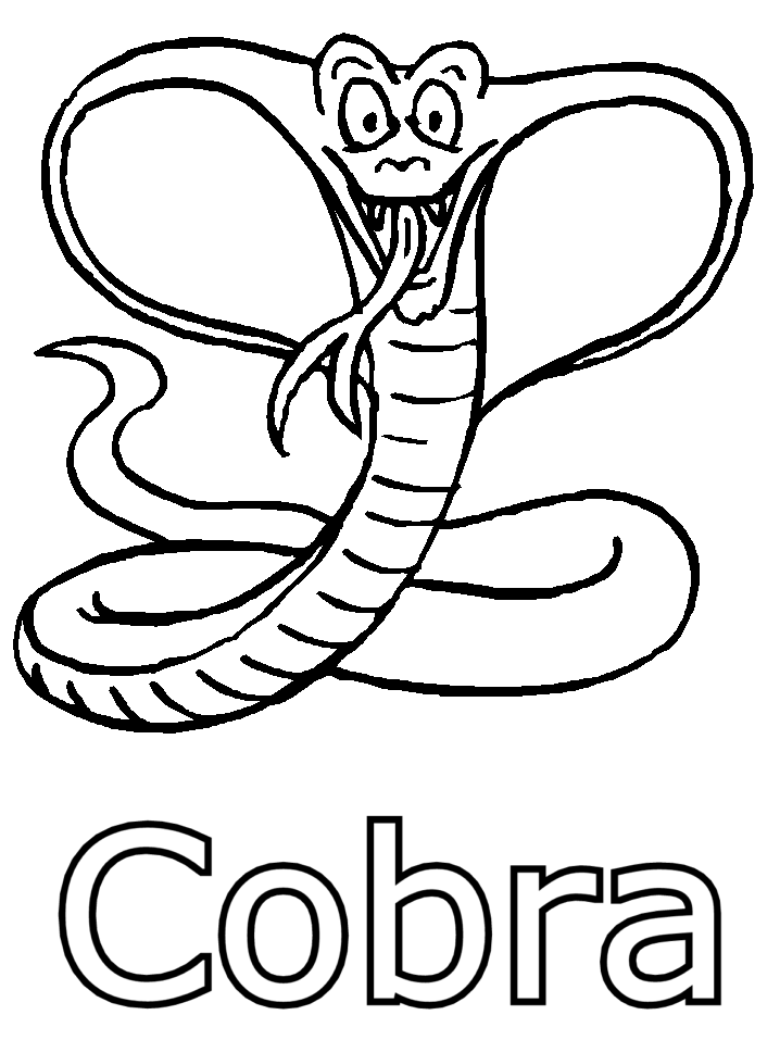 Related Pictures Snake Coloring Page Cute Pages 14 Kids