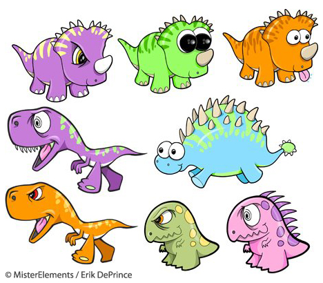 Cute dinosaurs by ErikDePrince on Clipart library