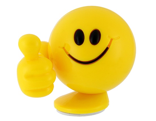 Smiling Cartoon Shaped Lemon Fragrance Air Freshener (Yellow)