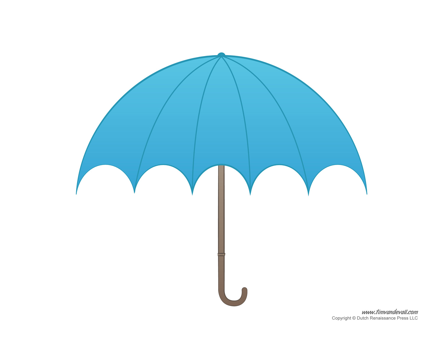clipart umbrella outline - photo #42