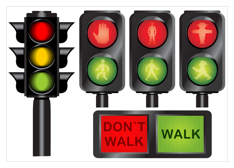 traffic light icon vector - Free Vector Download |