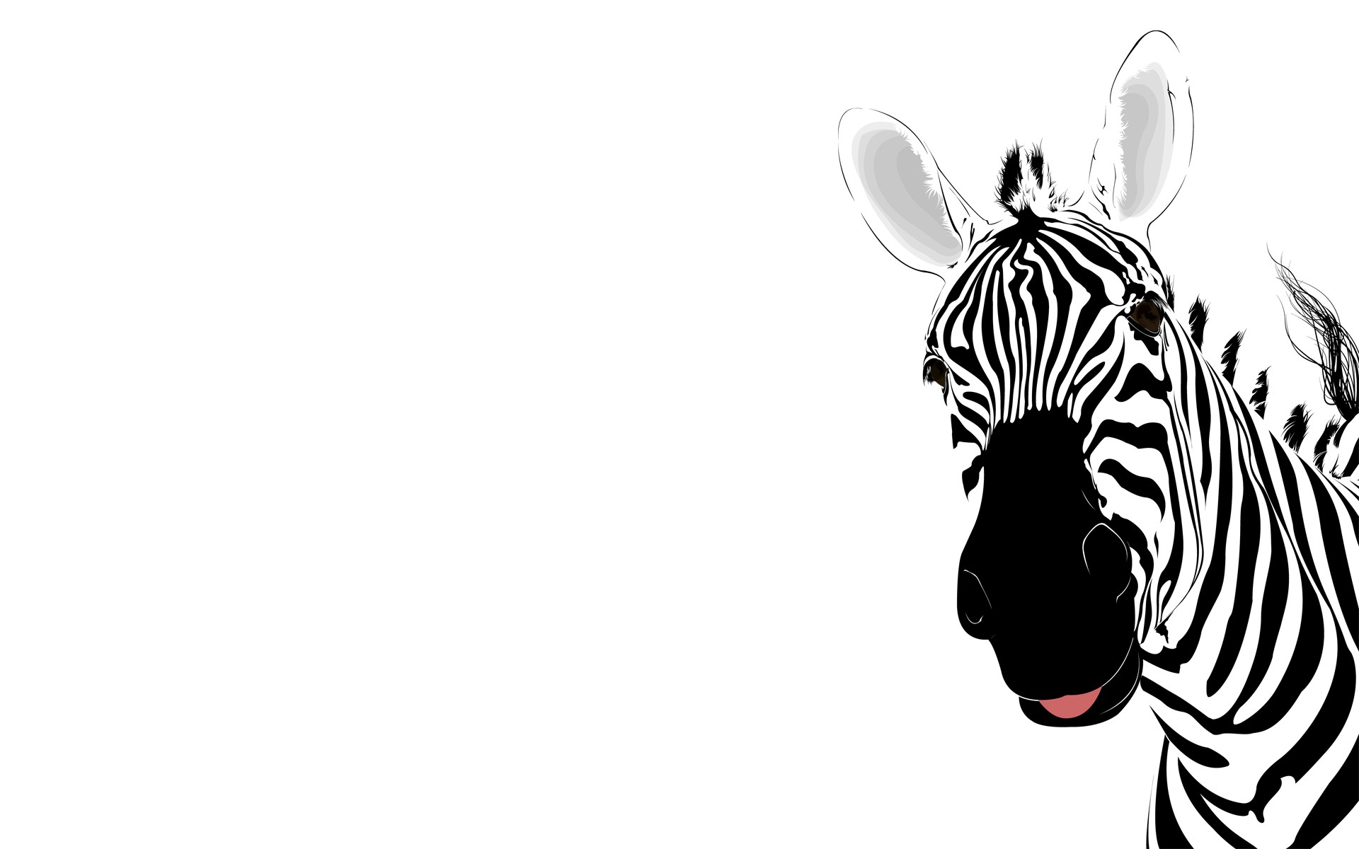 Free Zebra Animal Template Backgrounds For PowerPoint - Animal PPT 