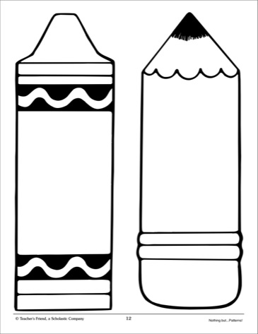 Free Crayon Template Download Free Crayon Template png images Free