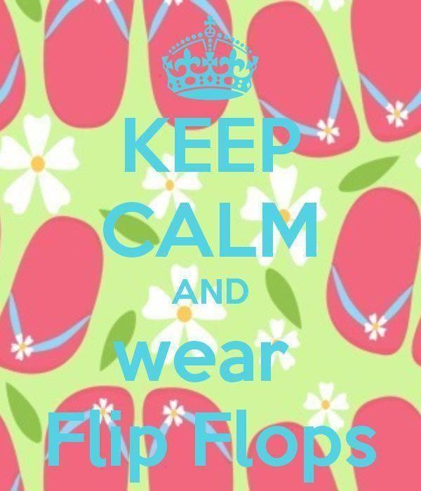 Keep Calm Wear Flip Flops Pictures, Photos, and Images for