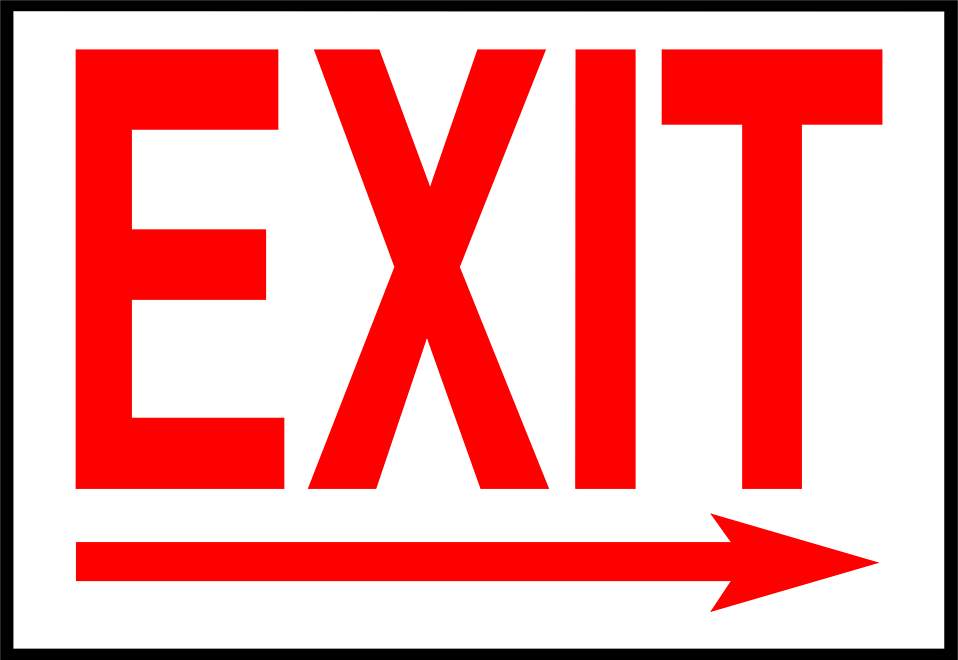 Free Exit Sign Clipart, Download Free Clip Art, Free Clip ...
