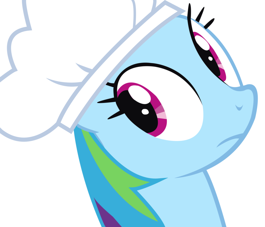 Rainbow Dash in chef hat by JoeMasterPencil on Clipart library