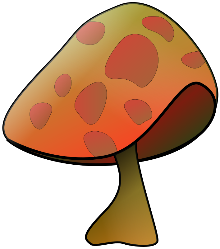 toadstool mushroom clipart - photo #21