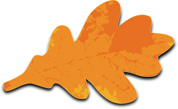 Orange Maple Leaf clip art - vector clip art online, royalty free 