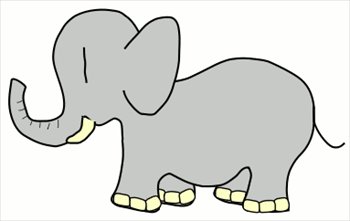 Baby Elephant Clipart