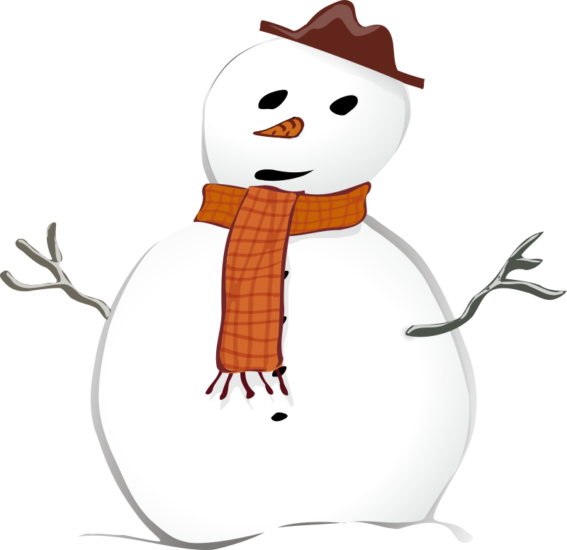 Animated Snowman Clipart