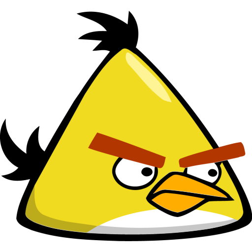 Yellow Angry Bird Icon, PNG ClipArt Image - Clipart library - ClipArt 