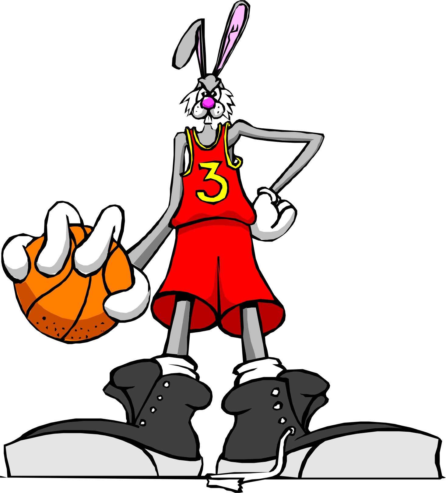 Cartoon Basketball Clipart - Clipart library