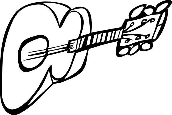Guitar clip art - vector clip art online, royalty free  public domain