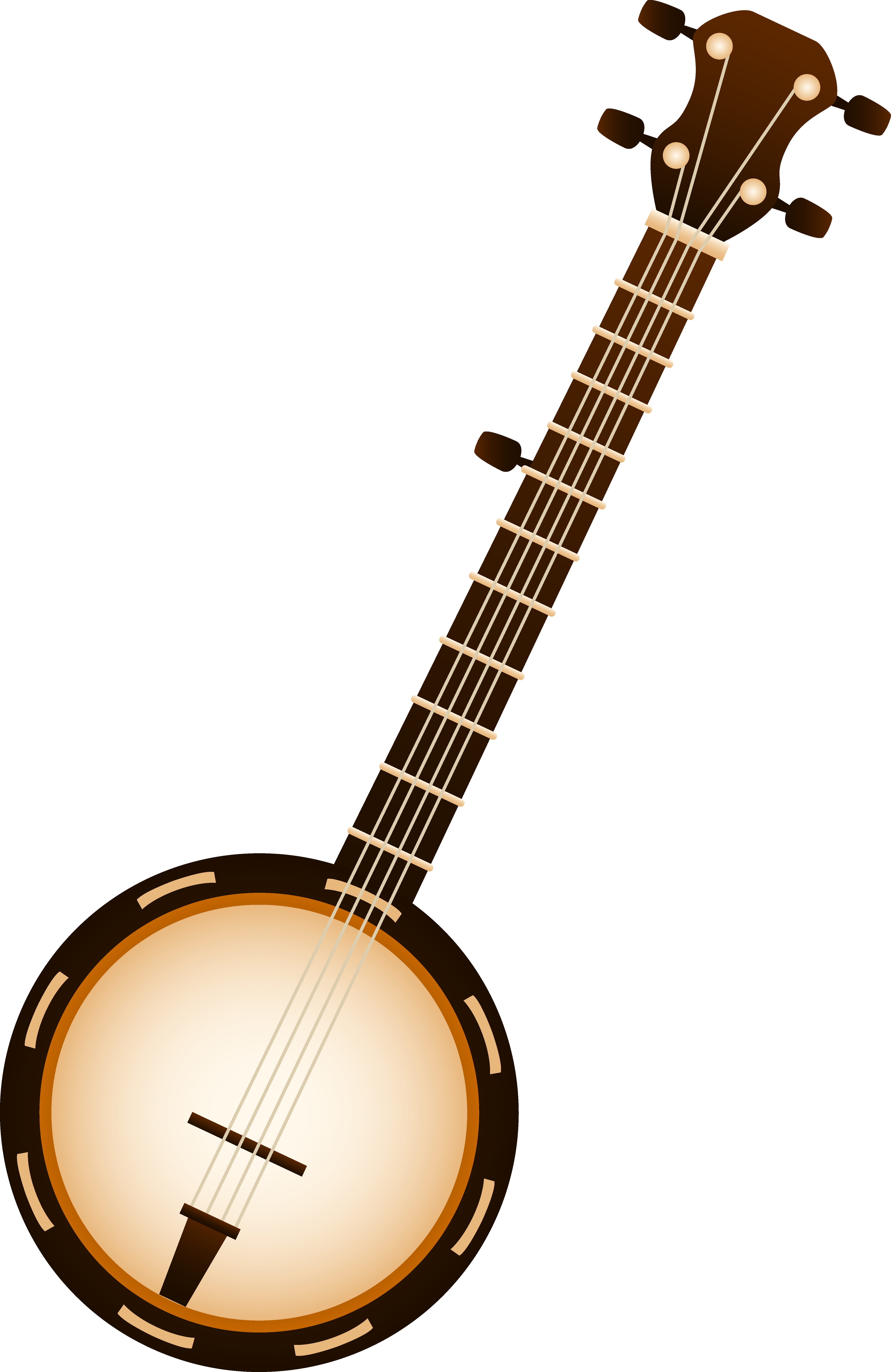 Banjo Musical Instrument - Free Clip Art