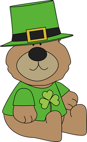 Saint Patrick's Day Bear Clip Art - Saint Patrick's Day Bear Image