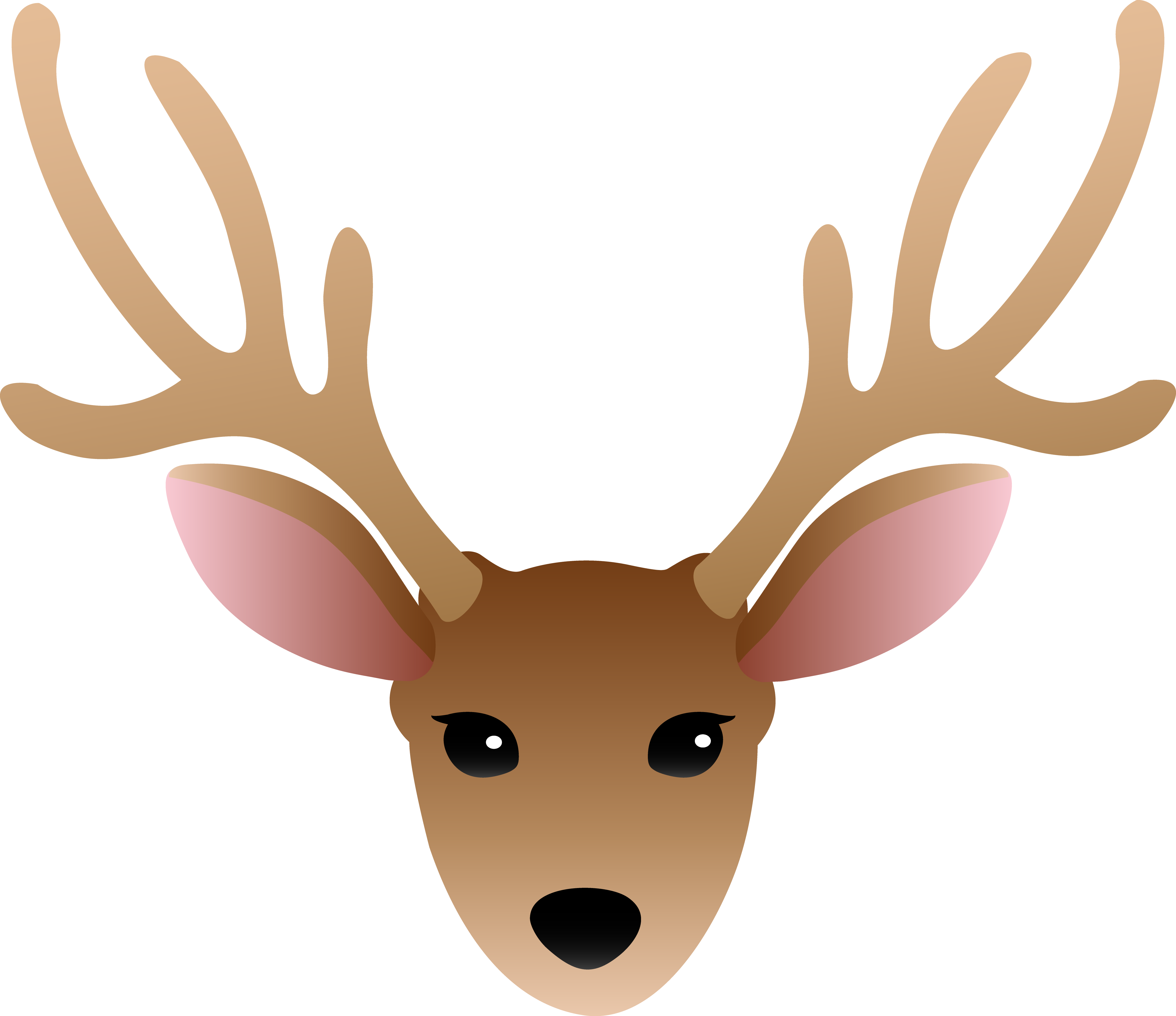 Reindeer Antlers Clipart.