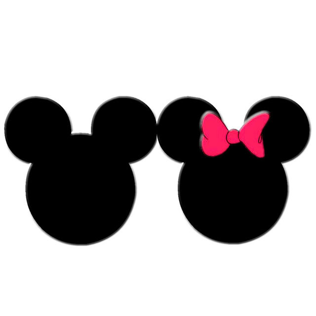 Minnie Mouse Face Outline - Clipart library