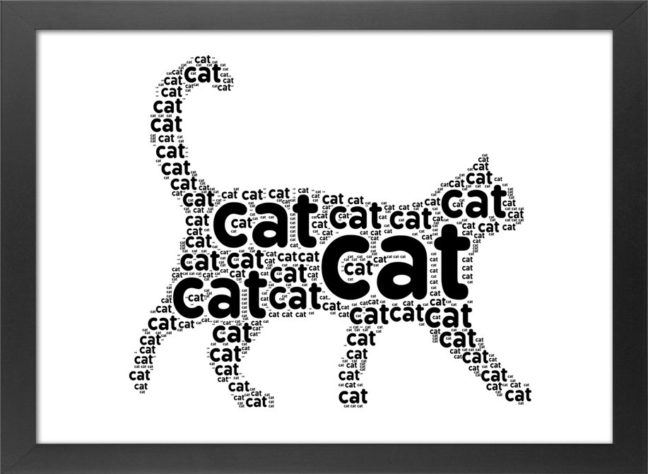 animal silhouette typography - Clip Art Library