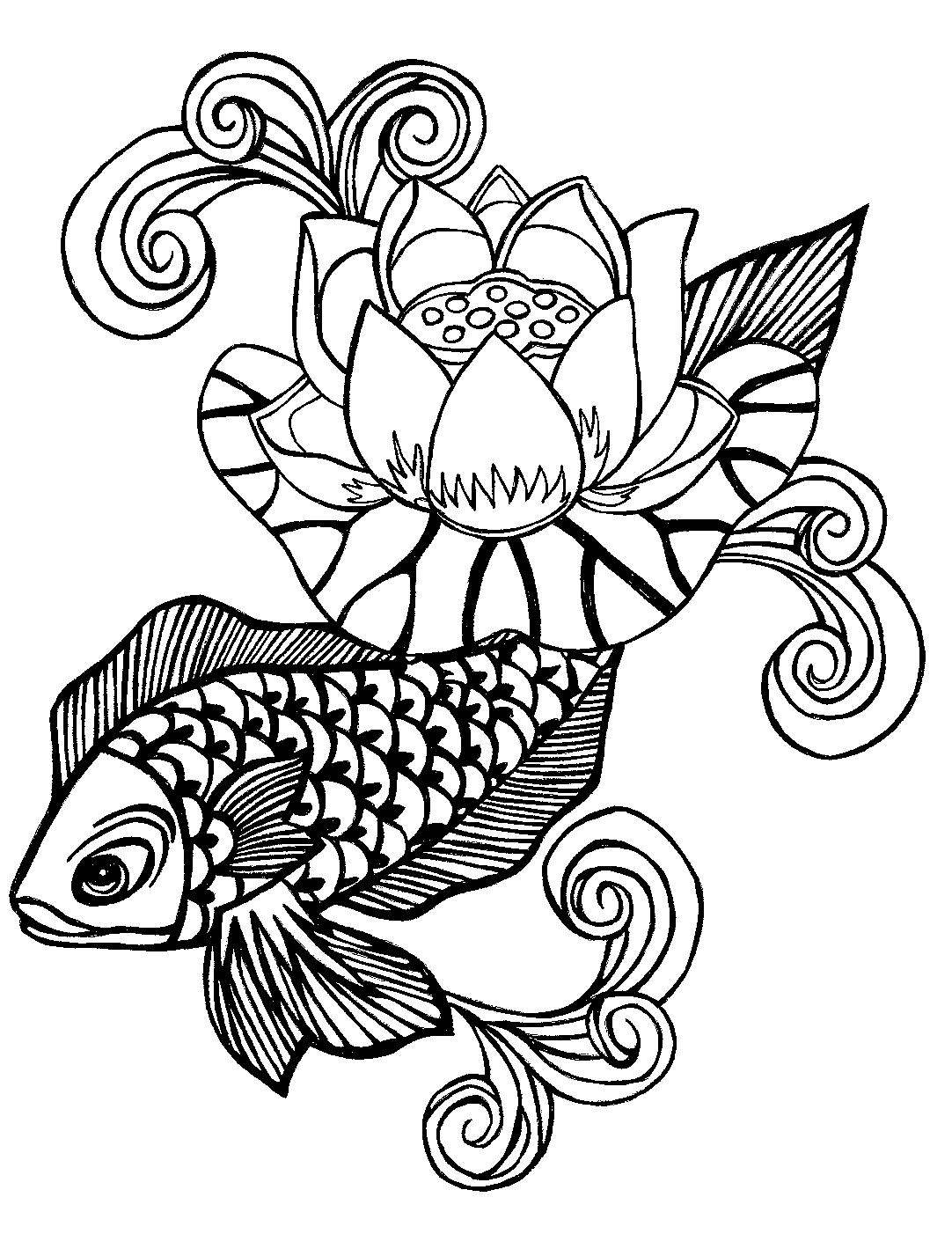 Black And White Flower Tattoo 