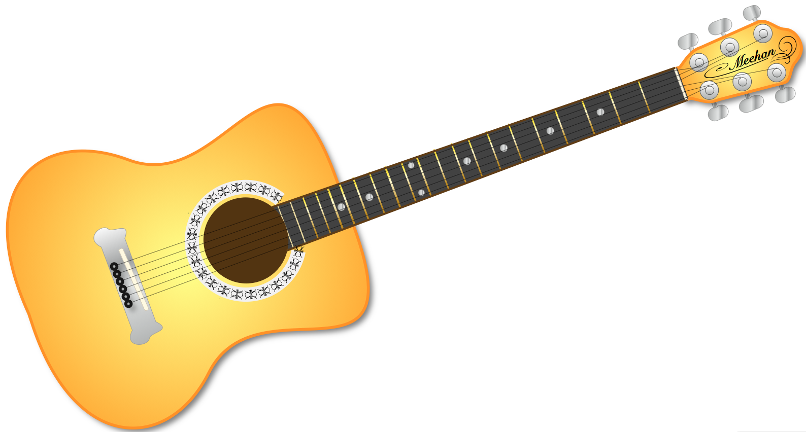 Images For  Clip Art Acoustic Guitar