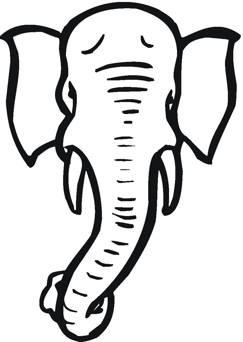 Elephant Head Clip Art | Clipart library - Free Clipart Images