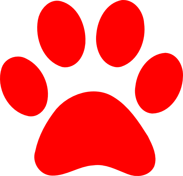 Printable Paw Print Stencil - Clipart library