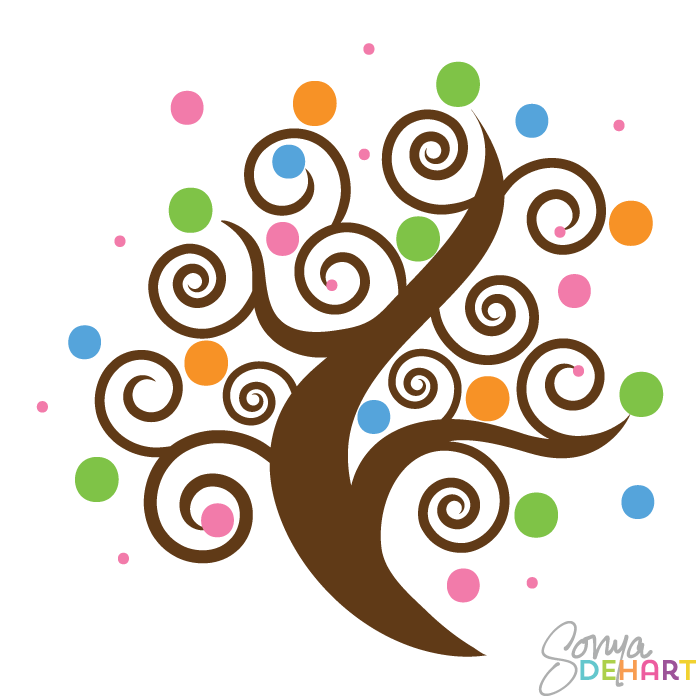 Colorful Swirls Clipart