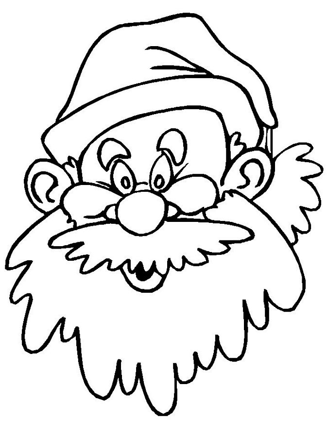 Free Santa Claus Outline, Download Free Clip Art, Free