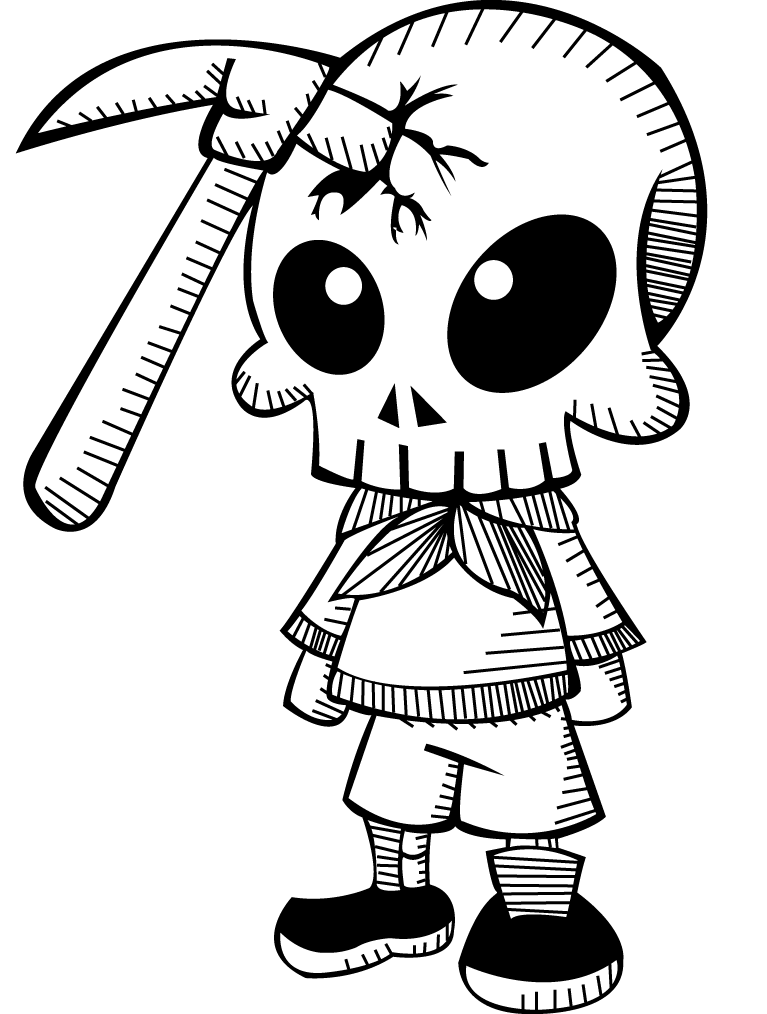 Hammer Skull Kid by cx-asuka on Clipart library