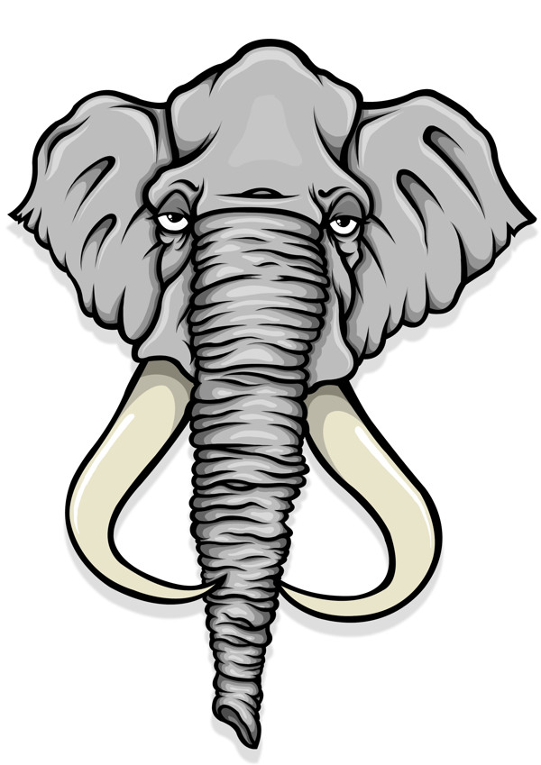 elephant clip art free download - photo #40
