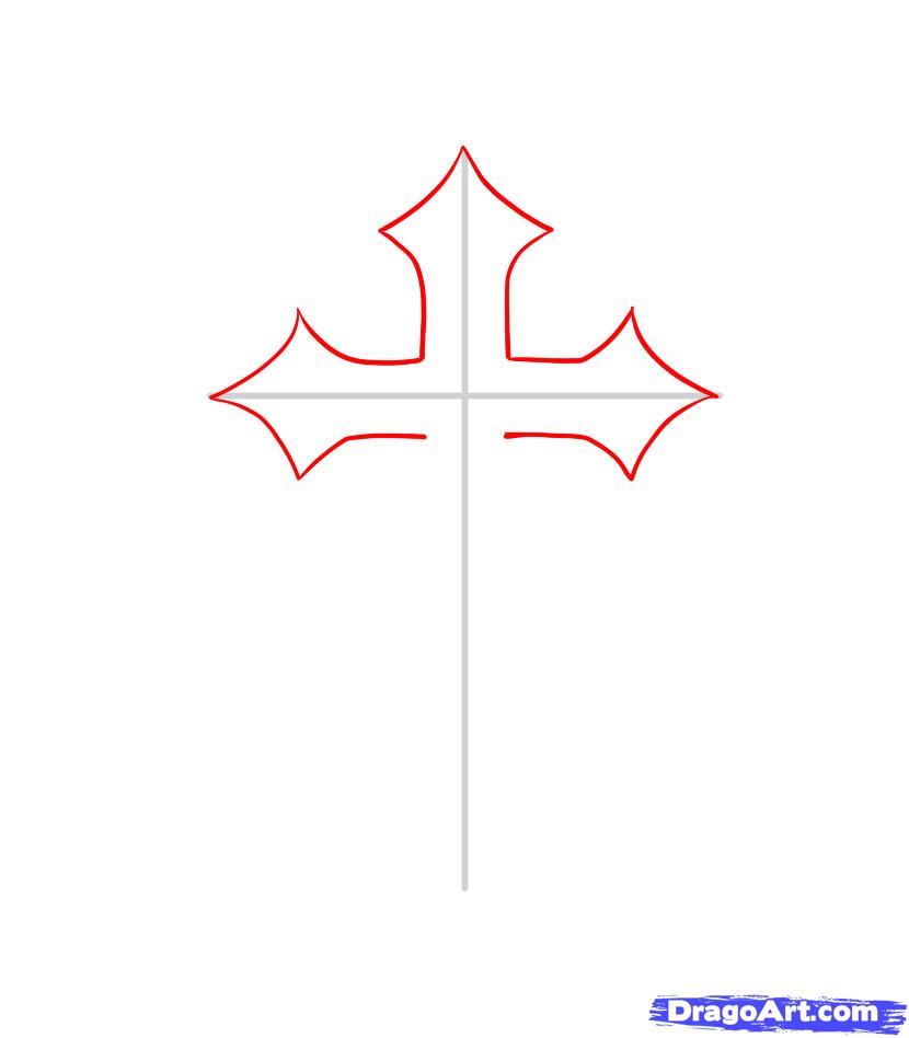 Free How To Draw A Cross, Download Free How To Draw A Cross png images