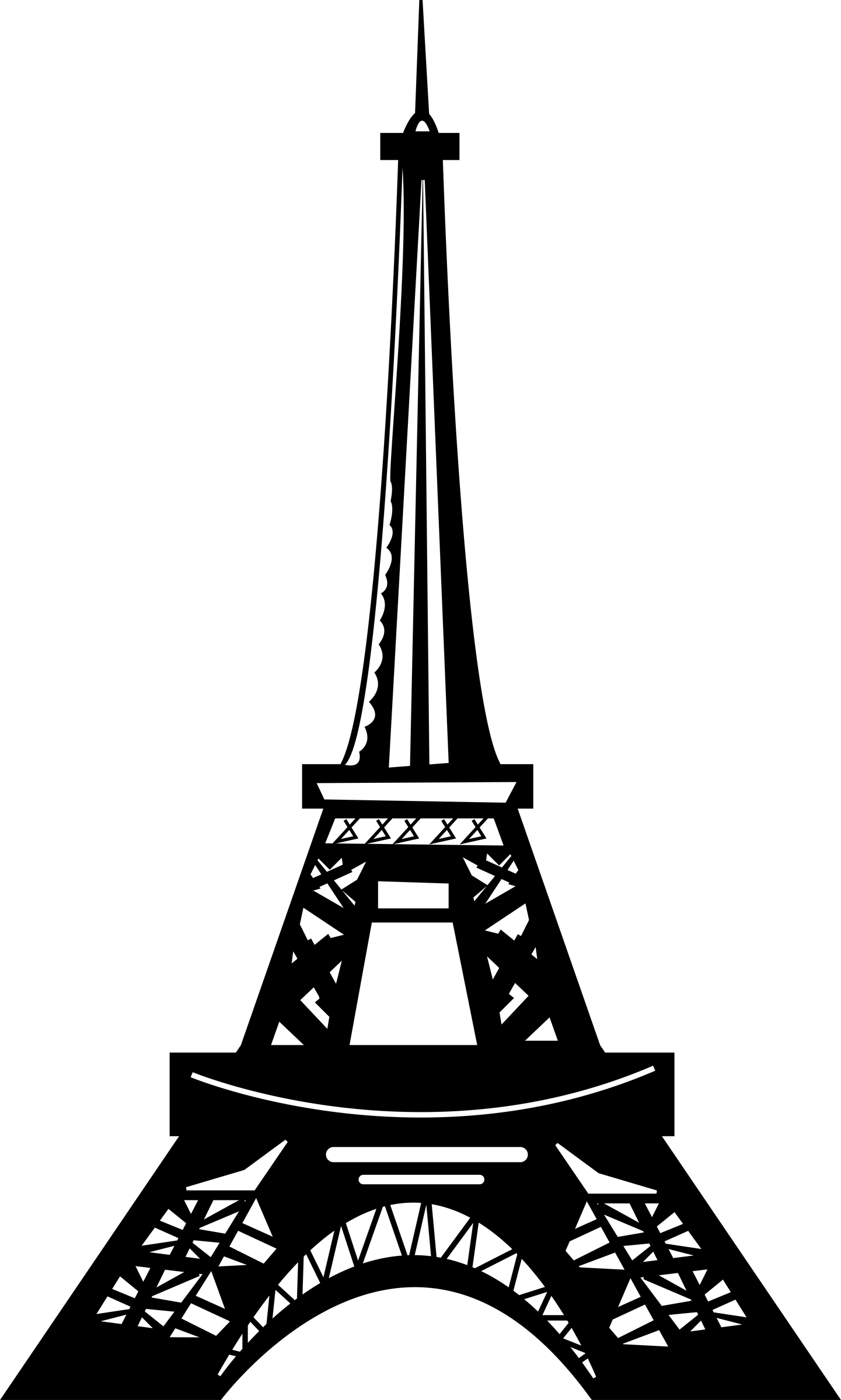 Eiffel Tower Silhouette Png - Clipart library