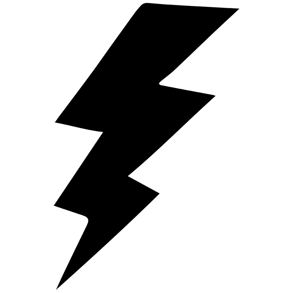 Lightning Bolt Black And White | Clipart library - Free Clipart Images
