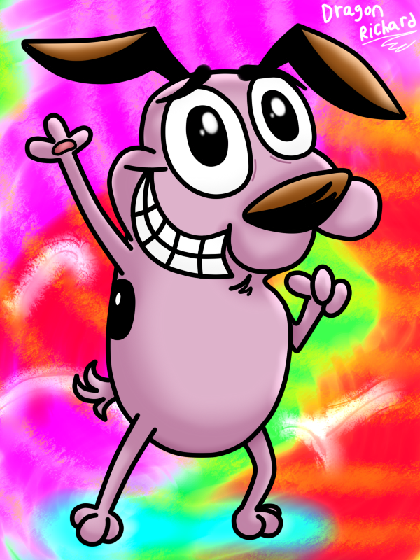 Clipart library: More Artists Like Courage the Cowardly Dog by Corina93