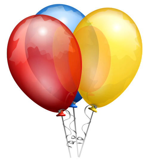 Happy Birthday Balloons Png - Clipart library