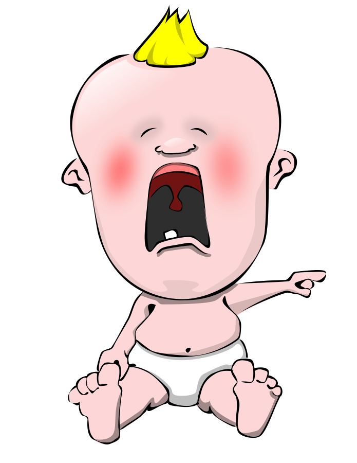 Crying Cartoon Baby